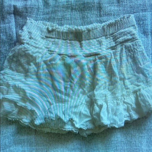 White Ruffled Skirt - Picture 1 of 1